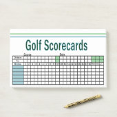 Golf Scorecards Post-it® Notes (Op bureau)