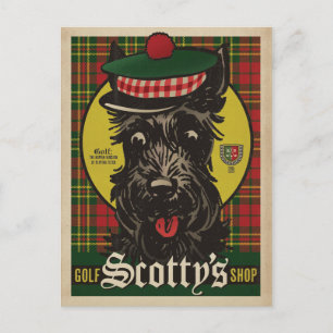 Golf Scotty's Shop Briefkaart