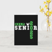 Golf Senior Night Golf Senior 2025 Afstuderen 33 Kaart (Gele Bloem)