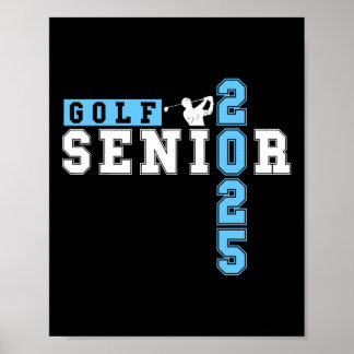 Golf Senior Night Golf Senior 2025 Afstuderen &#  Poster