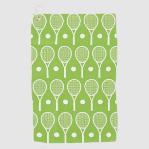 Golf Serviette à sueur de chaux Green Tennis Racket