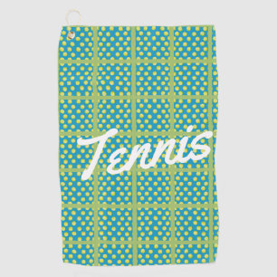 Golf Serviette à sueur de tennis "Ball and Court"
