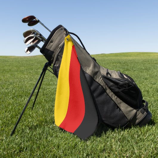 Golf Serviette avec drapeau d'Allemagne (Vert)