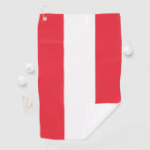 Golf Serviette avec drapeau d'Autriche (En situation)