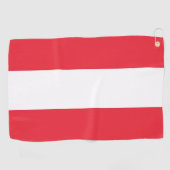 Golf Serviette avec drapeau d'Autriche (Horizontal)