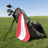 Golf Serviette avec drapeau d'Autriche (Vert)