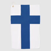 Golf Serviette avec drapeau de Finlande (Devant)