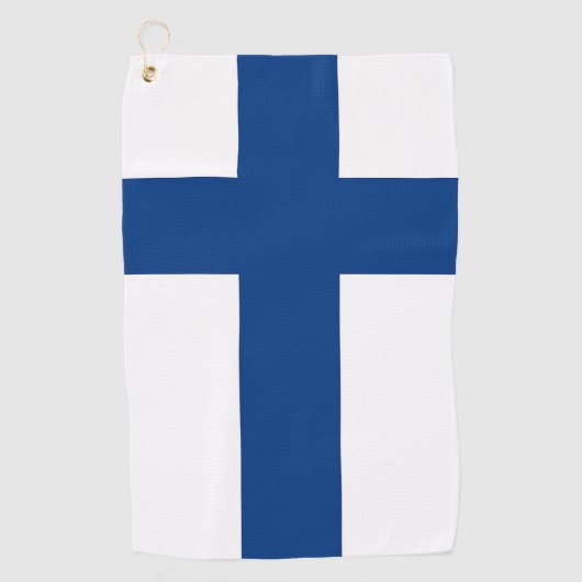 Golf Serviette avec drapeau de Finlande (Devant)