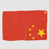 Golf Serviette avec drapeau de la Chine (Horizontal)