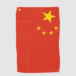 Golf Serviette avec drapeau de la Chine