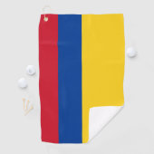 Golf Serviette avec drapeau de la Colombie (En situation)