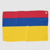 Golf Serviette avec drapeau de la Colombie (Horizontal)