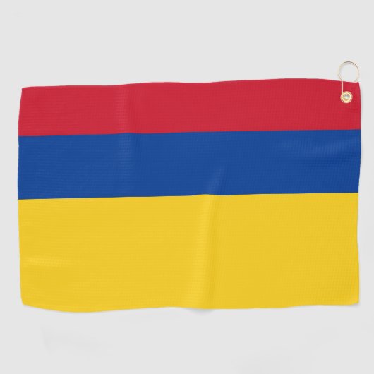 Golf Serviette avec drapeau de la Colombie (Horizontal)