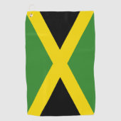 Golf Serviette avec drapeau de la Jamaïque (Devant)