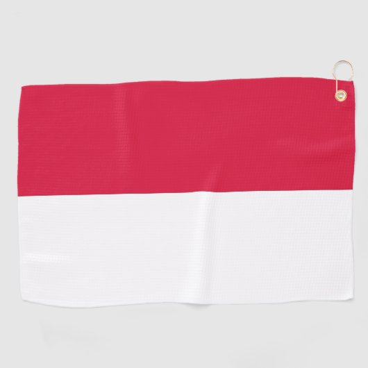 Golf Serviette avec drapeau de la Pologne (Horizontal)