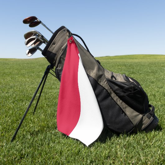 Golf Serviette avec drapeau de la Pologne (Vert)