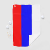 Golf Serviette avec drapeau de la Russie (En situation)