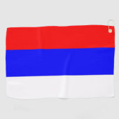 Golf Serviette avec drapeau de la Russie (Horizontal)