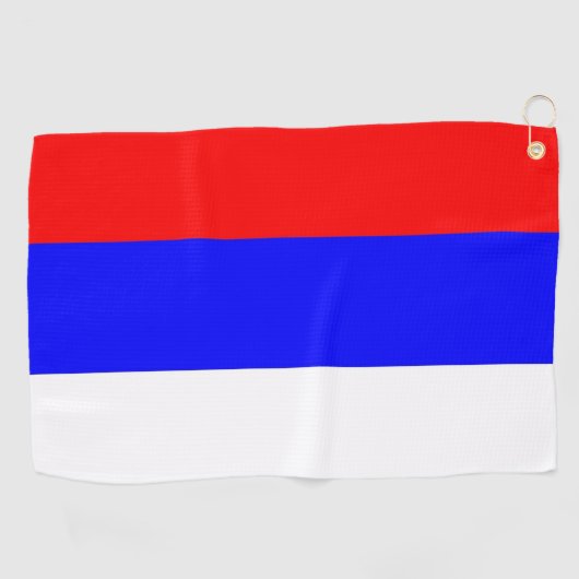 Golf Serviette avec drapeau de la Russie (Horizontal)