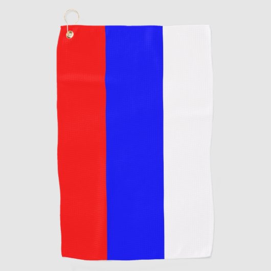 Golf Serviette avec drapeau de la Russie (Devant)