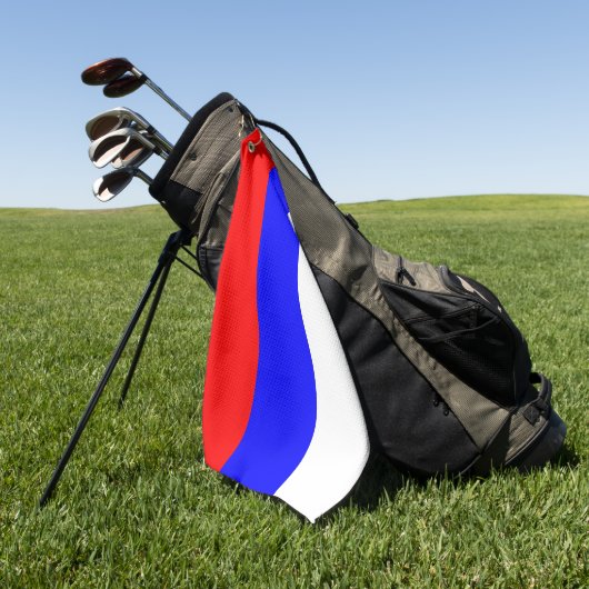 Golf Serviette avec drapeau de la Russie (Vert)