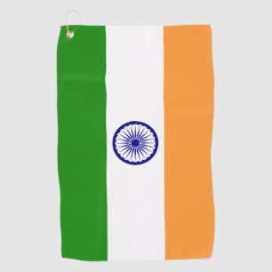 Golf Serviette avec drapeau de l'Inde