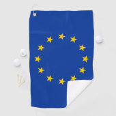 Golf Serviette avec drapeau de l'Union européenne (En situation)