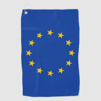 Golf Serviette avec drapeau de l'Union européenne