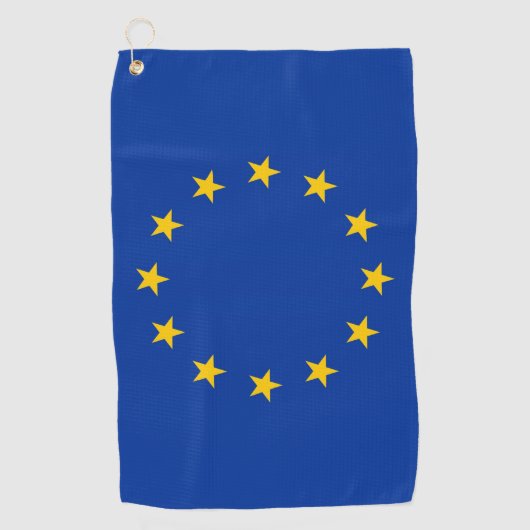 Golf Serviette avec drapeau de l'Union européenne (Devant)