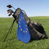 Golf Serviette avec drapeau de l'Union européenne (Vert)