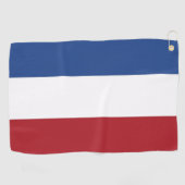 Golf Serviette avec drapeau de Pays-Bas (Horizontal)