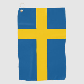 Golf Serviette avec drapeau de Suède