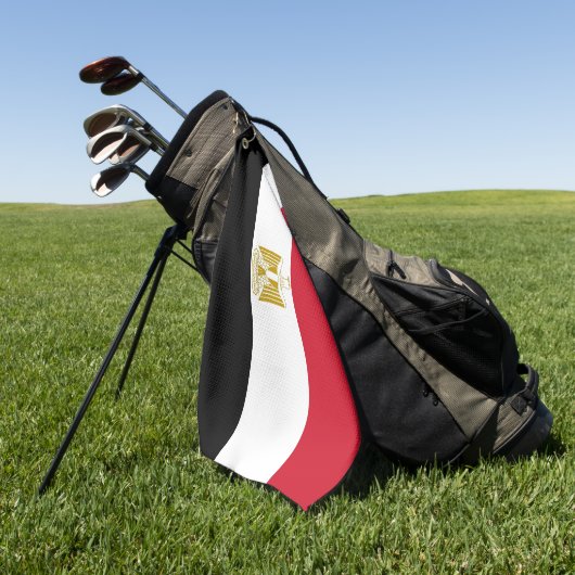 Golf Serviette avec drapeau d'Egypte (Vert)