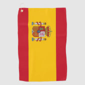 Golf Serviette avec drapeau d'Espagne (Devant)