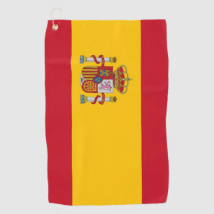Golf Serviette avec drapeau d'Espagne