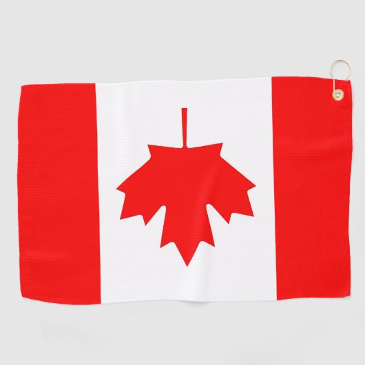 Golf Serviette avec drapeau du Canada (Horizontal)