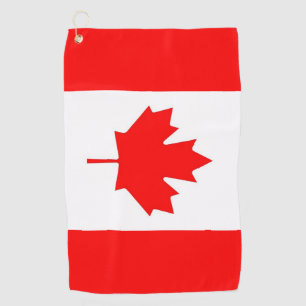 Golf Serviette avec drapeau du Canada