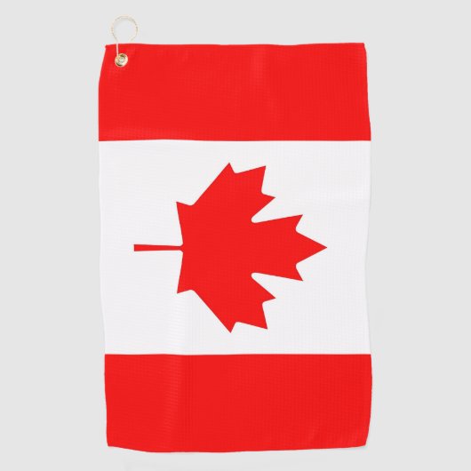 Golf Serviette avec drapeau du Canada (Devant)