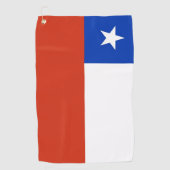 Golf Serviette avec drapeau du Chili (Devant)