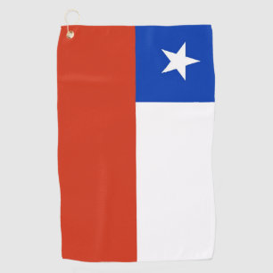 Golf Serviette avec drapeau du Chili
