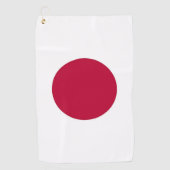 Golf Serviette avec drapeau du Japon (Devant)