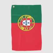 Golf Serviette avec drapeau du Portugal (Devant)