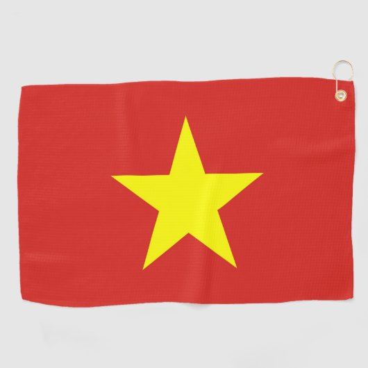 Golf Serviette avec drapeau du Vietnam (Horizontal)