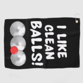 Golf Serviette de nettoyage à la pétanque - (Horizontal)