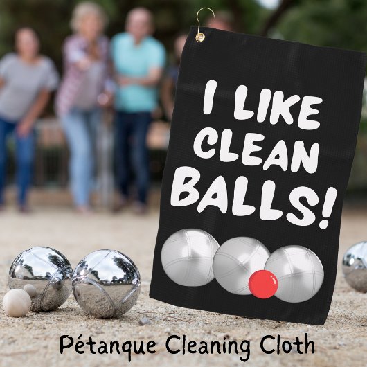 Golf Serviette de nettoyage à la pétanque -