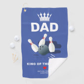 Golf Serviette de papa pour piste de bowling personnali (En situation)