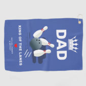 Golf Serviette de papa pour piste de bowling personnali (Horizontal)