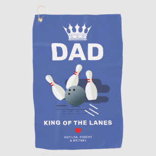 Golf Serviette de papa pour piste de bowling personnali