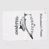 Golf Serviette de pêche à la louche personnalisée (Horizontal)