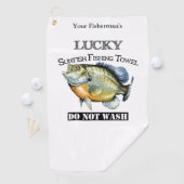 Golf Serviette de pêche au poisson soleil Lucky personn (En situation)